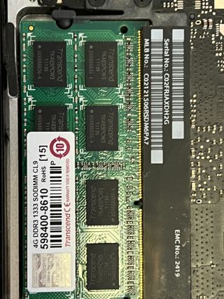MacBook Pro 13 2009 8GB RAM