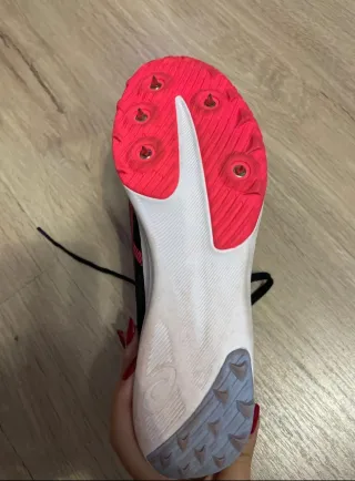 Zapatillas Asics Atletismo Clavos Negro/Rosa