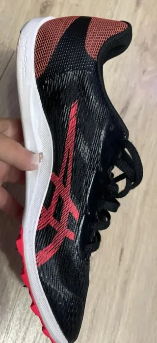 Zapatillas Asics Atletismo Clavos Negro/Rosa