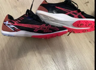 Zapatillas Asics Atletismo Clavos Negro/Rosa