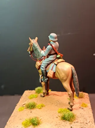 Maqueta Soldado División Azul a Caballo