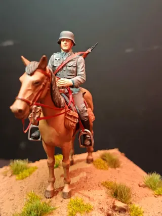 Maqueta Soldado División Azul a Caballo