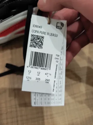 Botas Fútbol Adidas Copa Pure 3 Talla 47