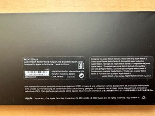 Apple Watch X Nike 40mm. World Indigo/Lime Loop