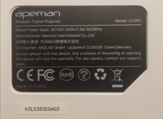 Proyector Apeman LC350