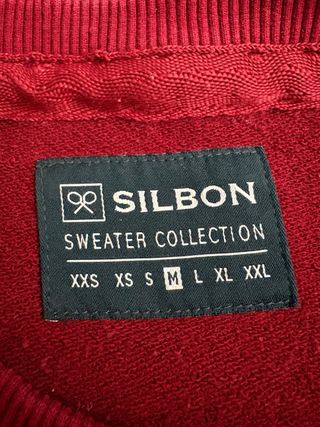 Sudadera Silbon burdeos