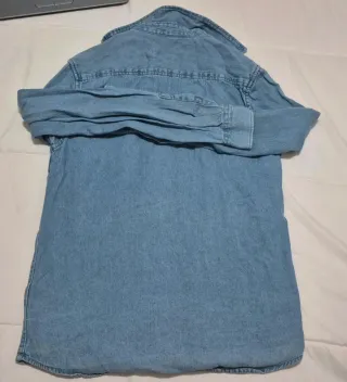 Camisa Vaquera Azul Claro Casual