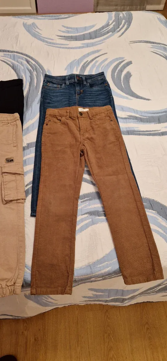 Pack 4 Pantalones Niño Talla 7 Años