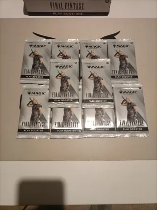 10x Magic The Gathering Final Fantasy Play Booster