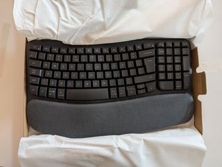 Teclado Ergonómico Logitech Wave Keys Negro