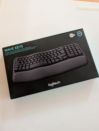 Teclado Ergonómico Logitech Wave Keys Negro