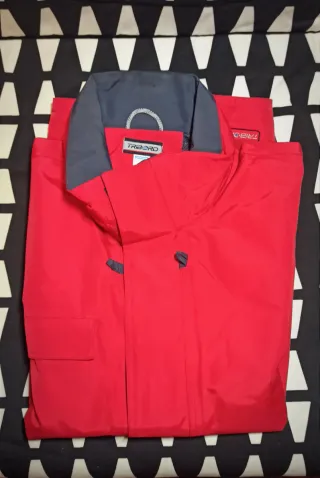 Parka impermeable Tribord roja