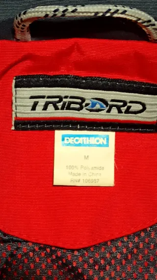 Parka impermeable Tribord roja