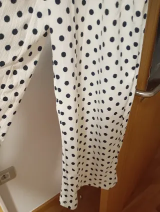 Mono lunares pierna ancha manga corta talla 12-13