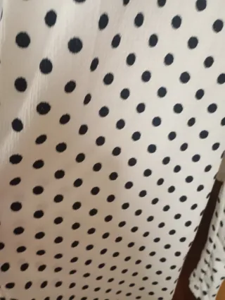 Mono lunares pierna ancha manga corta talla 12-13