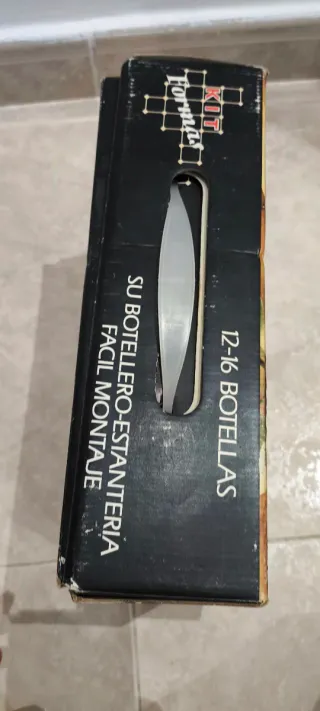 Botellero madera desmontable