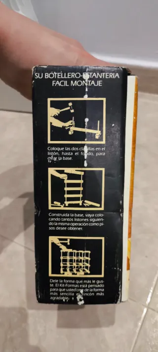 Botellero madera desmontable