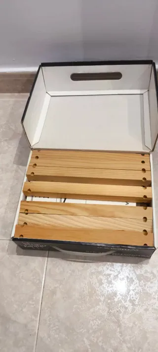 Botellero madera desmontable