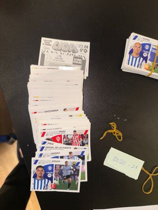 Lote cromos liga 2020/21, 2023/24, 2024/25