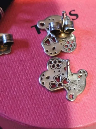 Pendientes Tous Oso Plata 925