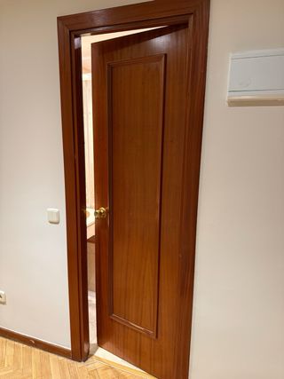 REGALO Puertas madera maciza y doble de cristal