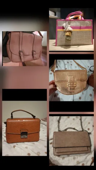 Set 5 borse donna vari colori,modelli, tracolla