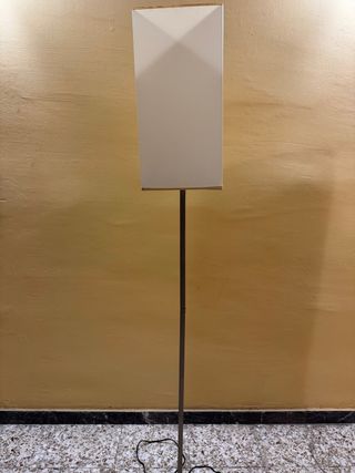 Lámpara de pie metal y tela