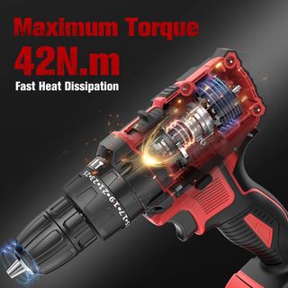 Taladro Percutor Inalámbrico MHPRO 21V