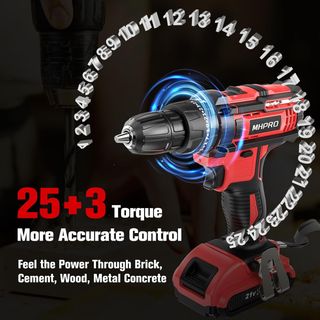 Taladro Percutor Inalámbrico MHPRO 21V