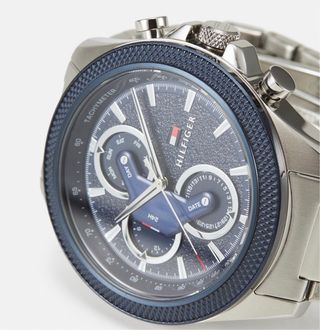 Reloj Tommy Hilfiger Azul y Plateado