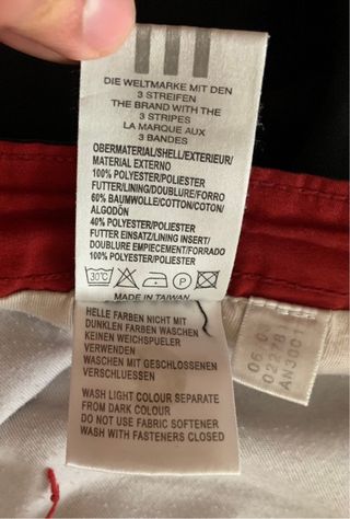 Pantalón recto chándal Adidas Talla M