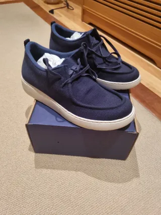 Zapatos Yuccs Merino Wallabee Navy Talla 43 hombre