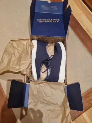 Zapatos Yuccs Merino Wallabee Navy Talla 43 hombre