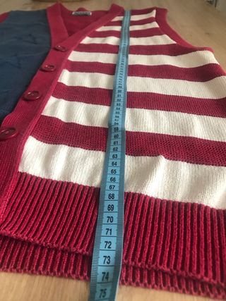 Chaleco de punto VCC Bandera Americana Hombre M