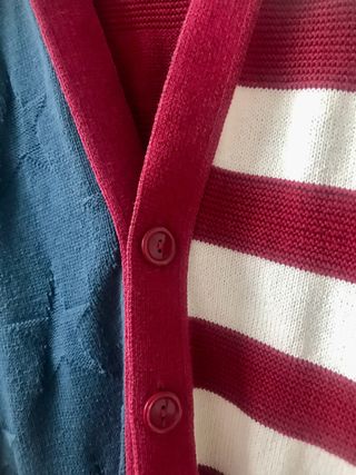 Chaleco de punto VCC Bandera Americana Hombre M