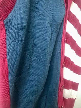 Chaleco de punto VCC Bandera Americana Hombre M