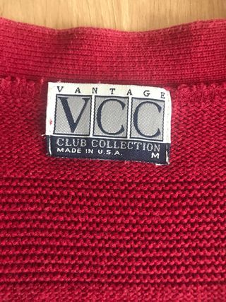 Chaleco de punto VCC Bandera Americana Hombre M