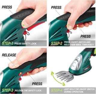 Tijera cortacésped y cortasetos 2 en 1 POSENPRO 7.