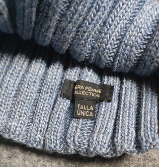 Gorro Sfera Azul Talla Única Mujer