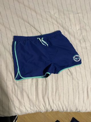 Bañador azul con cordón