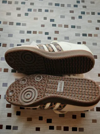 Adidas Beige/Marrón Leopardo