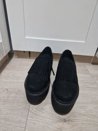 Zapatos negros plataforma