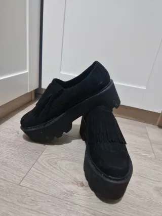 Zapatos negros plataforma