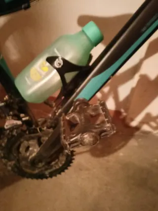 Bicicleta 26 Negra y Turquesa