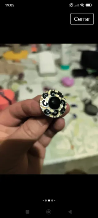 Anillo Viceroy Plata Negro