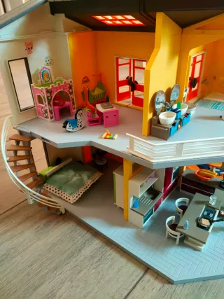 Casa Playmobil con accesorios