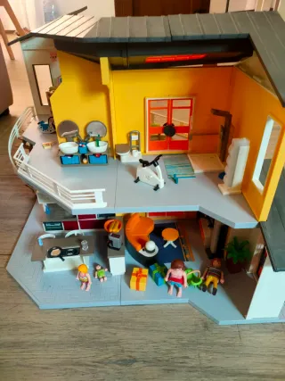 Casa Playmobil con accesorios