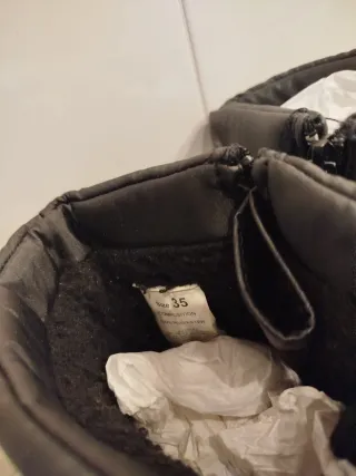 Botas descansos para la nieve negras