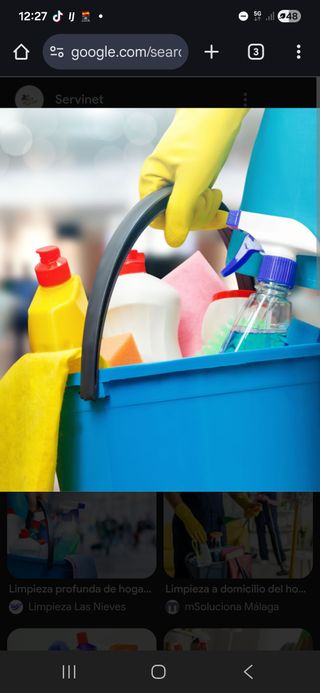 Servicio de limpieza cuidado de personas