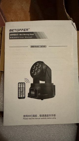 Betopper Lm70SR Cabeza Móvil para Fiestas